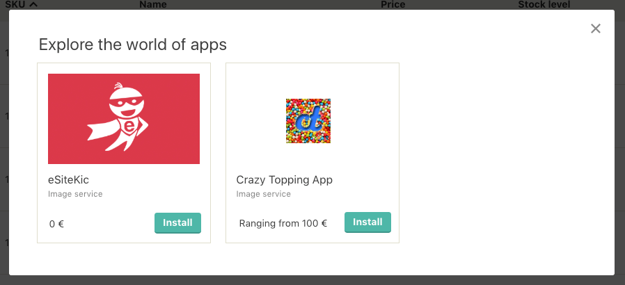 app list view two examples