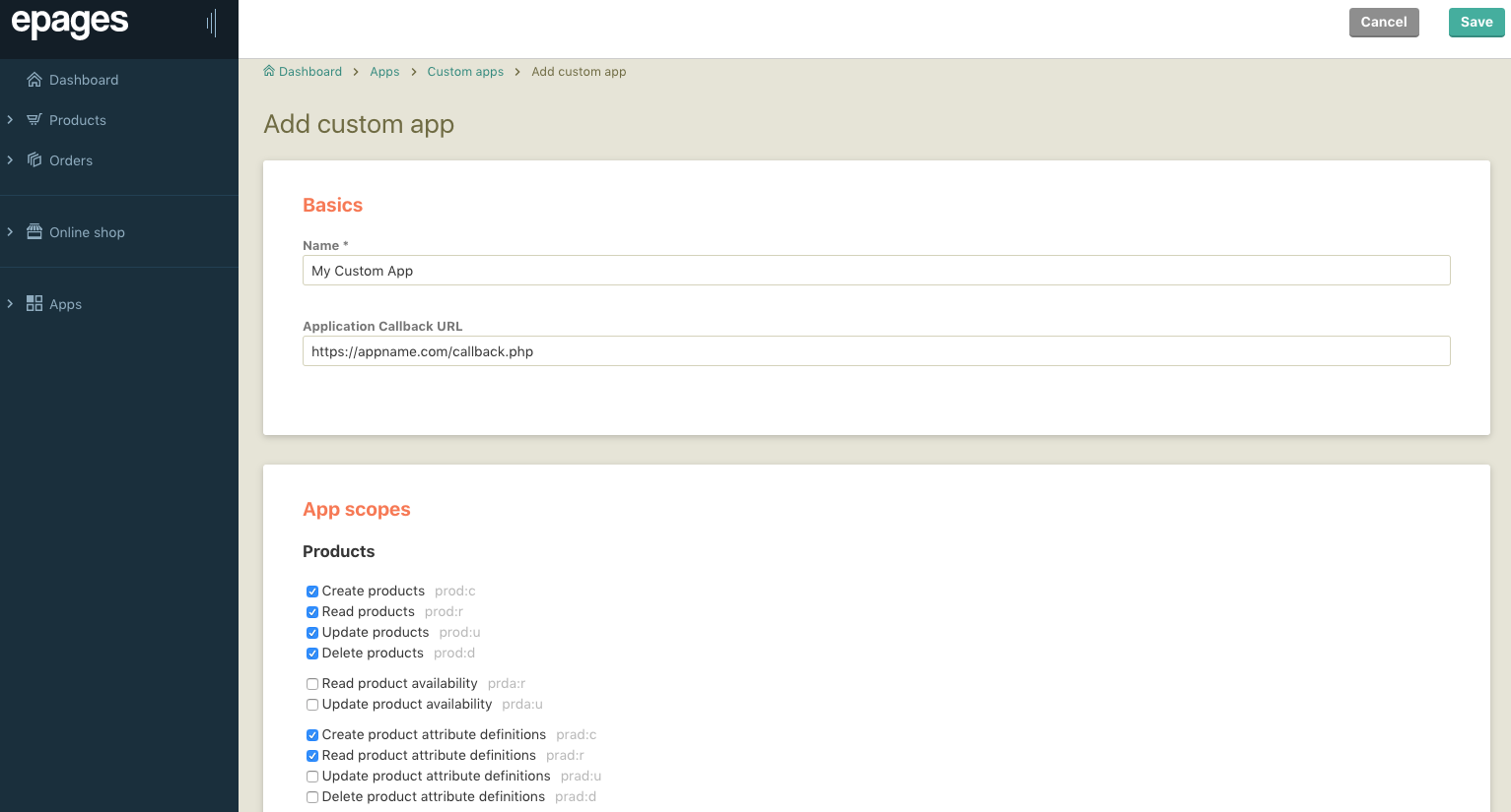 private apps first step
